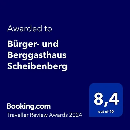 Buerger- Und Berggasthaus Hotel Scheibenberg